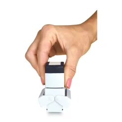 New 1.63 in. x 0.5 in. PAST DUE Pre-Inked Shutter Stamp - Red Mailing, Packing & Shipping