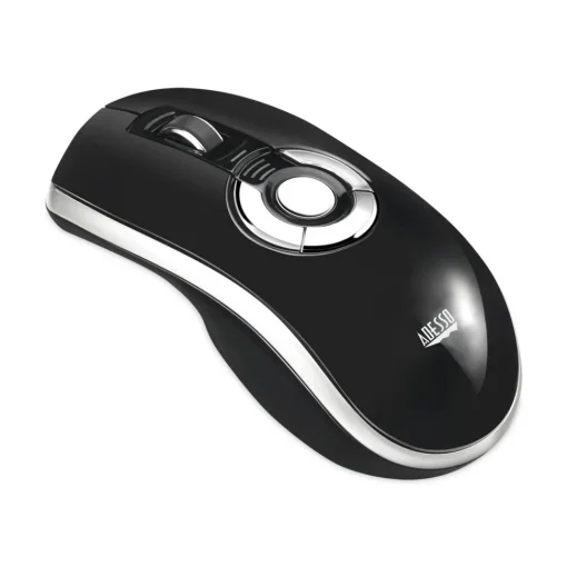 Outlet 2.4 GHz Frequency 100 ft. Wireless Range Left/Right Hand Use Air Mouse Elite Wireless Presenter Mouse - Black Office Electronics & Batteries