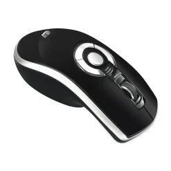 Outlet 2.4 GHz Frequency 100 ft. Wireless Range Left/Right Hand Use Air Mouse Elite Wireless Presenter Mouse - Black Office Electronics & Batteries