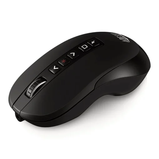 Outlet iMouse P40 2.4 GHz Frequency/100 ft Wireless Range Left/Right Wireless Multifunctional Presenter Mouse - Black Office Electronics & Batteries