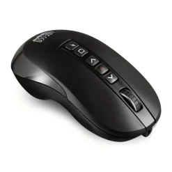 Outlet iMouse P40 2.4 GHz Frequency/100 ft Wireless Range Left/Right Wireless Multifunctional Presenter Mouse - Black Office Electronics & Batteries