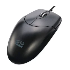 Online USB 2.0 3-Button Desktop Optical Scroll USB Mouse - Black Office Electronics & Batteries