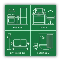 5.89 oz. Aerosol Spray Freshmatic Ultra Spray Refill - Fresh Linen (6/Carton) Odor Control