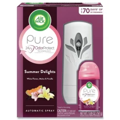 Best 5.89 oz Freshmatic Ultra Automatic Starter Kit - White Flowers and Melon Summer Delights (4/Carton) Odor Control