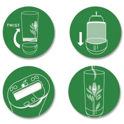 Clearance Freshmatic Ultra Automatic Starter Kit - Fresh Linen (4/Carton) Odor Control