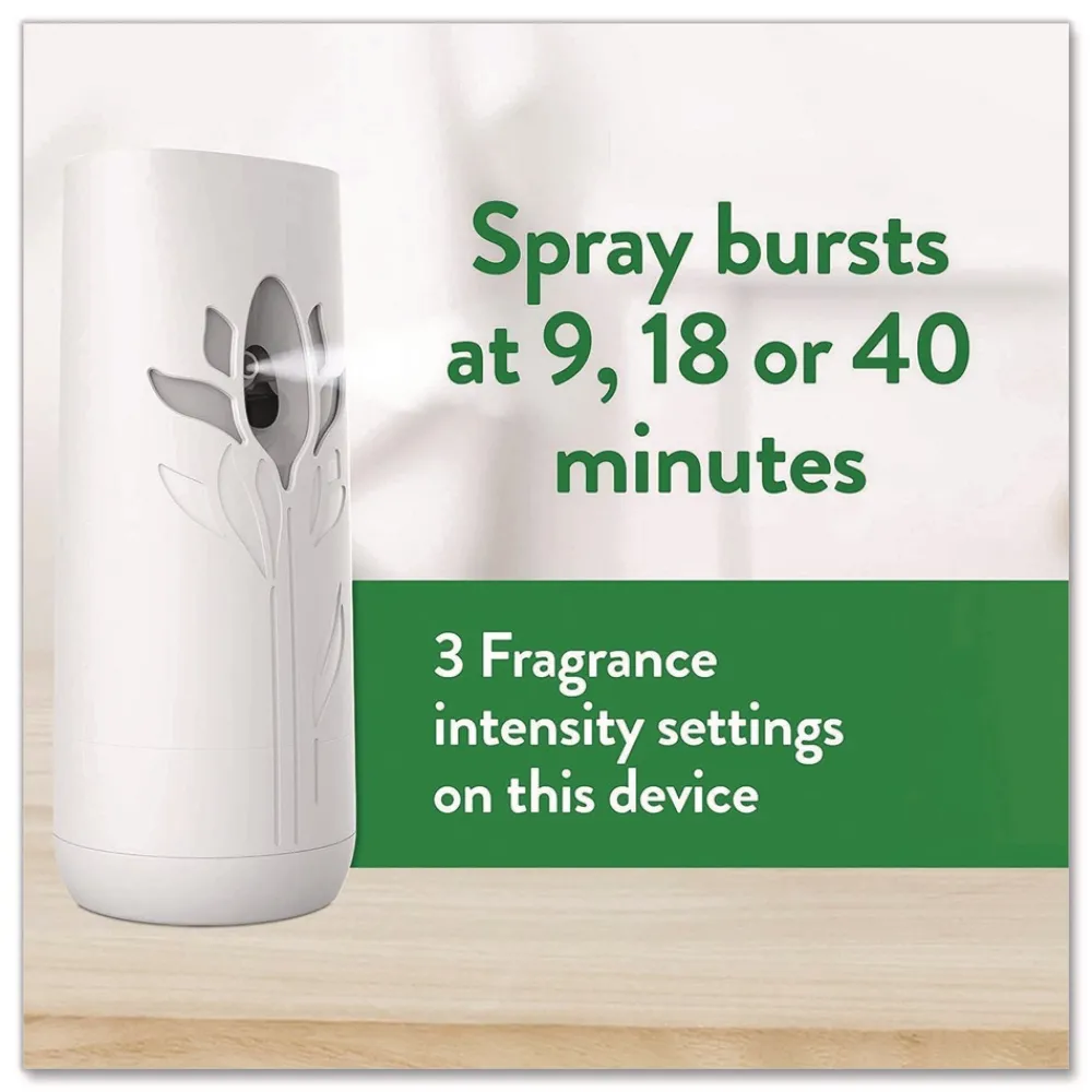 Clearance Freshmatic Ultra Automatic Starter Kit - Fresh Linen (4/Carton) Odor Control