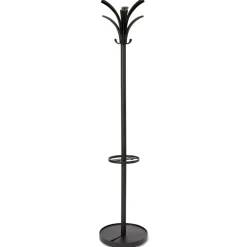 Outlet 13.75w x 13.75d x 66.25h Brio Coat Stand - Black Storage & Organization