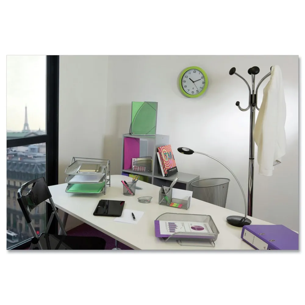 New 16w x 16d x 70.5h Chromy 12-Knob Coat Stand - Chrome/Black Storage & Organization