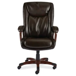 Best 17.13 in. - 20.12 in. Seat Height Darnick Series Manager Chair Supports Up to 275 lbs. - Brown Office Furniture & Lighting