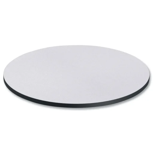 Clearance 35.5 in. Diameter Round Reversible Laminate Table Top - White/Gray Office Furniture & Lighting