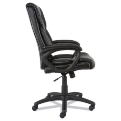 Discount 18.15 in. to 21.77 in. Seat Height Brosna Series Mid-Back Task Chair Supports Up to 250 lbs. - Black Seat/Back, Black Base Office Furniture & Lighting