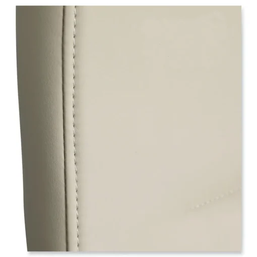 Clearance 18.19 in. to 21.93 in. Seat Height Leather Task Chair Supports Up to 275 lb - White Seat/White Back Office Furniture & Lighting