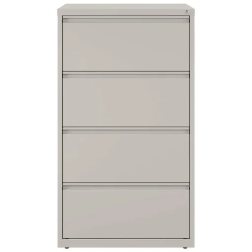 Discount 30 in. x 18.62 in. x 52.5 in. 4 Legal/Letter-Size File Drawers Lateral File Cabinet - Light Gray Office Furniture & Lighting