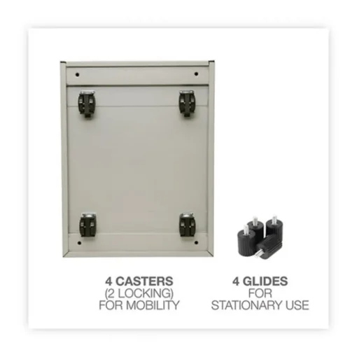 Sale 14.96 in. x 19.29 in. x 27.75 in. 2 Legal/Letter-Size File Drawers Left or Right File Pedestal - Putty Office Furniture & Lighting
