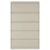 Clearance 42 in. x 18.63 in. x 67.63 in. 5 Legal/Letter/A4/A5 Size Lateral File Drawers - Putty Office Furniture & Lighting