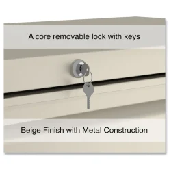 Clearance 42 in. x 18.63 in. x 67.63 in. 5 Legal/Letter/A4/A5 Size Lateral File Drawers - Putty Office Furniture & Lighting