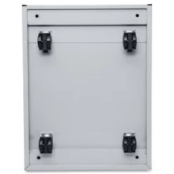 New 14.96 in. x 19.29 in. x 27.75 in. 2 Legal/Letter-Size File Drawers Left or Right File Pedestal with Full-Length Pull - Light Gray Office Furniture & Lighting