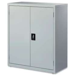 Outlet 36 in. x 18 in. x 42 in. 3 Shelves Economy Assembled Storage Cabinets - Light Gray Office Furniture & Lighting