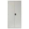 Best 36 in. x 18 in. x 72 in. 5 Shelves Economy Assembled Storage Cabinets - Light Gray Office Furniture & Lighting
