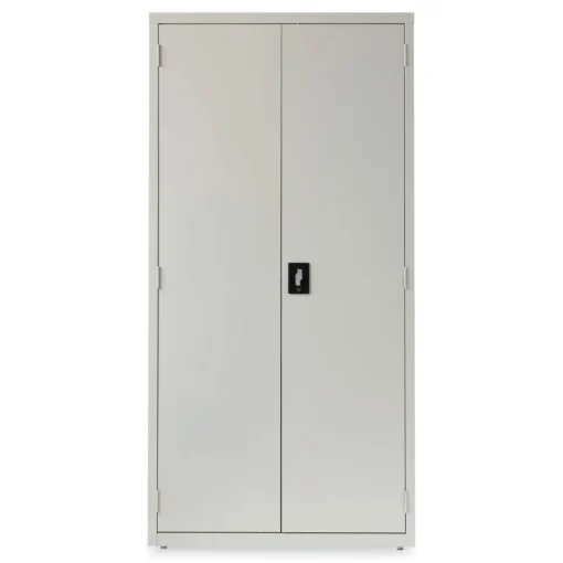 Best 36 in. x 18 in. x 72 in. 5 Shelves Economy Assembled Storage Cabinets - Light Gray Office Furniture & Lighting