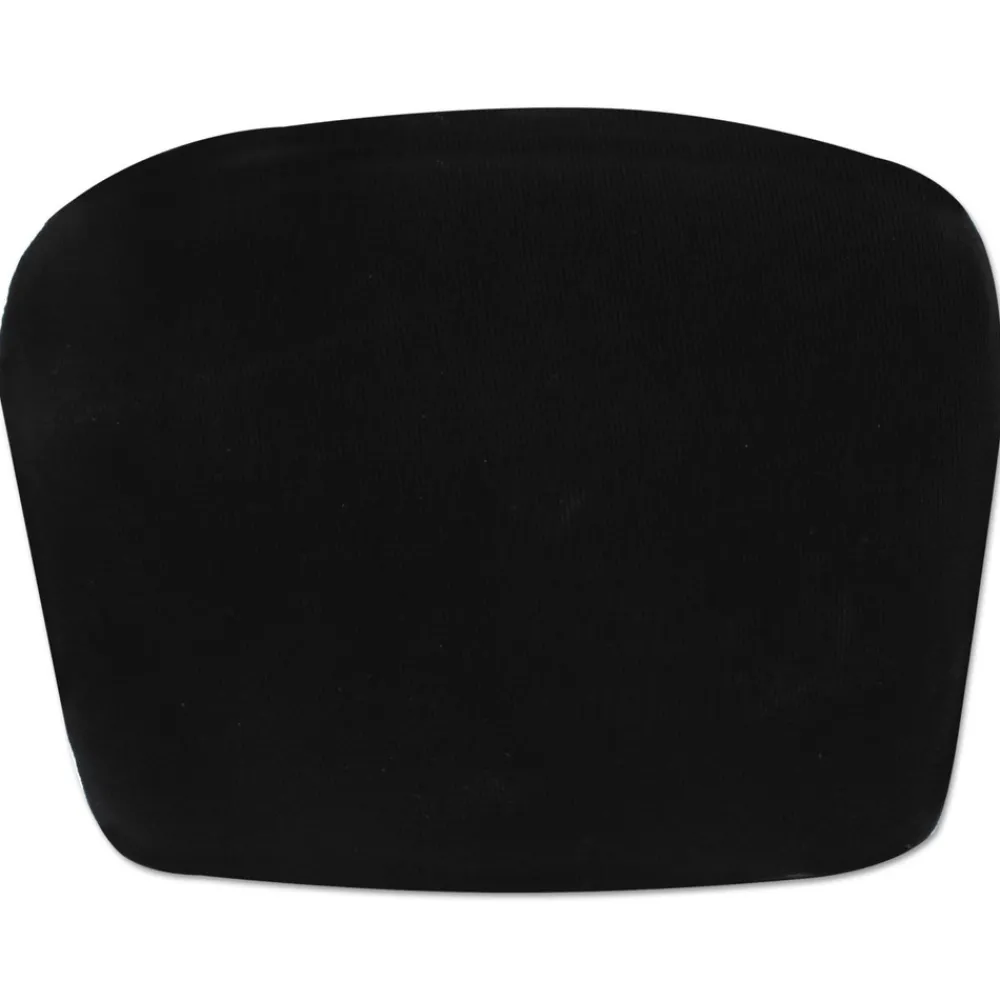 Outlet 14.13 in. x 14.13 in. x 2.75 in. Cooling Gel Memory Foam Backrest with Adjustable Straps - Black Office Furniture & Lighting