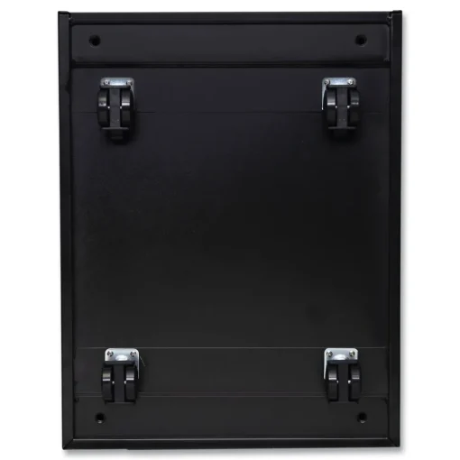 Outlet 14.96 in. x 19.29 in. x 21.65 in. 2-Drawers: Box/File Legal/Letter Left or Right File Pedestal with Full-Length Pull - Black Office Furniture & Lighting