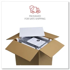 Outlet 14.96 in. x 19.29 in. x 21.65 in. 2-Drawers: Box/File Legal/Letter Left or Right File Pedestal with Full-Length Pull - Black Office Furniture & Lighting