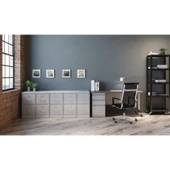 Outlet 15 in. x 25 in. x 28.38 in. Letter-Size 2-Drawer Economy Vertical File - Light Gray Office Furniture & Lighting