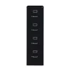 15 in. x 26.5 in. x 52 in. Letter-Size Four-Drawer Economy Vertical File - Black Office Furniture & Lighting