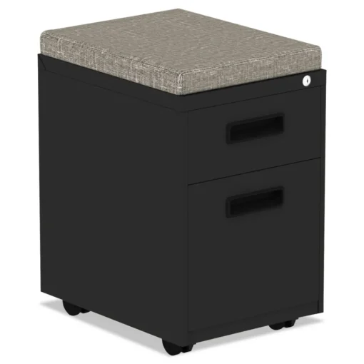 Online 14.88 in. x 19.13 in. x 2.13 in. Pedestal File Seat Cushion - Tan Quartz Office Furniture & Lighting