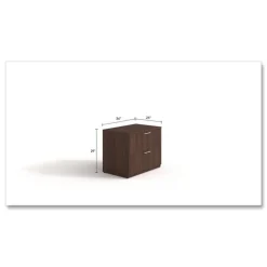 Discount 36 in. x 24 in. x 29 in. Seville Series 2-Drawer Lateral Legal File Cabinet - Mahogany Office Furniture & Lighting