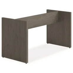 New 50 in. x 22 in. x 28 in. Seville 96 in. Wide Conference Table Base - Walnut Office Furniture & Lighting