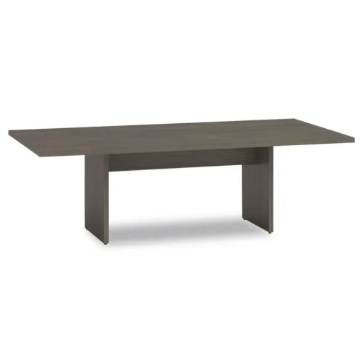 New 50 in. x 22 in. x 28 in. Seville 96 in. Wide Conference Table Base - Walnut Office Furniture & Lighting