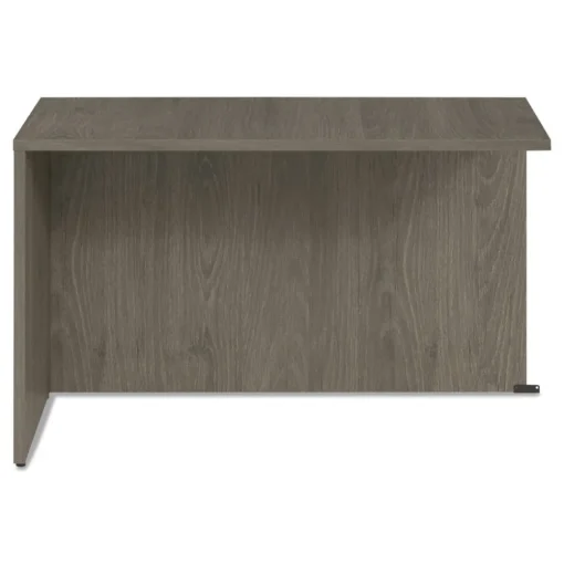 Clearance 48 in. x 24 in. x 29 in. Seville Series Reversible Return Shell - Walnut Office Furniture & Lighting