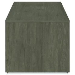 Clearance 72 in. x 36 in. x 29 in. Seville Series Desk Shell - Walnut Office Furniture & Lighting