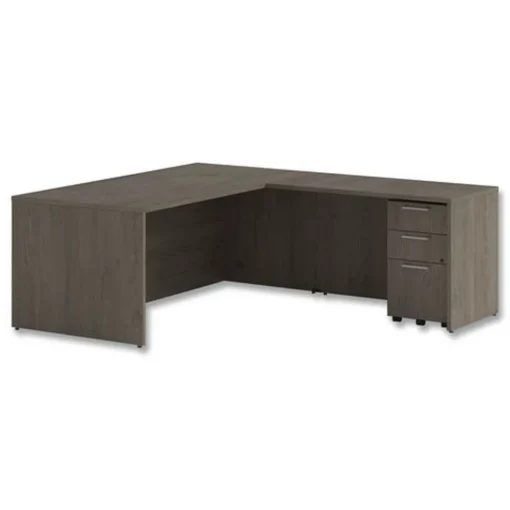 Clearance 72 in. x 36 in. x 29 in. Seville Series Desk Shell - Walnut Office Furniture & Lighting