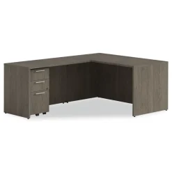 15 in. x 18 in. x 27 in. Seville Series 3-Drawer Legal File Mobile Pedestal - Walnut Office Furniture & Lighting