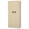 Clearance 30 in. x 15 in. x 66 in. Space Saver 4-Shelf Storage Cabinet - Putty Office Furniture & Lighting