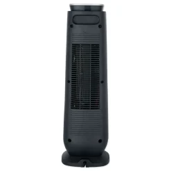 Hot 1500 W 7.17 in. x 7.17 in. x 22.95 in. Ceramic Heater Tower with Remote Control - Black Heaters