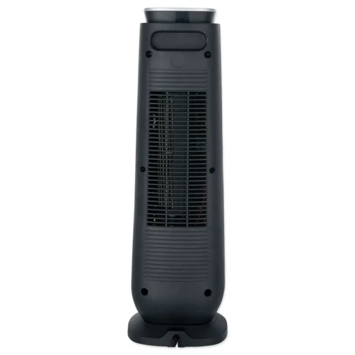 Hot 1500 W 7.17 in. x 7.17 in. x 22.95 in. Ceramic Heater Tower with Remote Control - Black Heaters