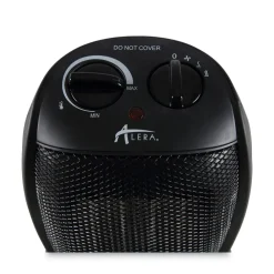 1500 W 7.12 in. x 5.87 in. x 8.75 in. Ceramic Heater - Black Heaters