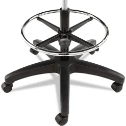 Discount Interval Series Swivel Task Stool, Tone-On-Tone Fabric, Graphite Gray Office Furniture & Lighting