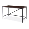 Sale Industrial Series 47.25 in. x 23.63 in. x 29.5 in. Table Desk - Modern Walnut Office Furniture & Lighting