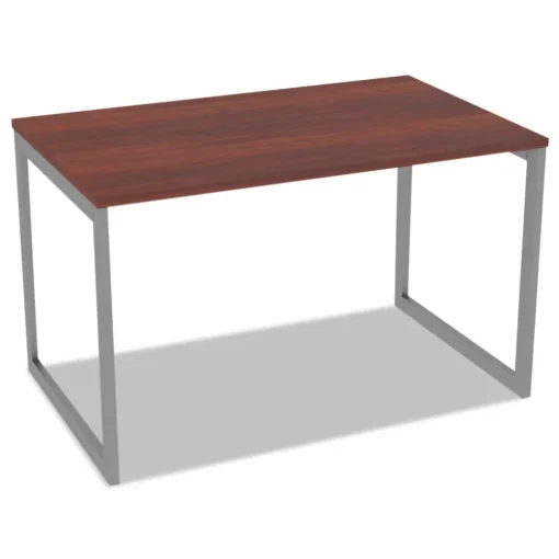 Hot Open Office Desk Series 47.25 to 70.78w x 29.5d x 28.5h Adjustable O-Leg Desk Base - Silver Office Furniture & Lighting