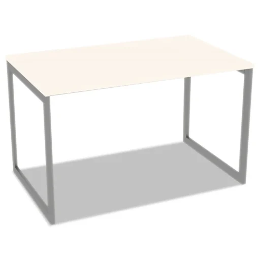 Hot Open Office Desk Series 47.25 to 70.78w x 29.5d x 28.5h Adjustable O-Leg Desk Base - Silver Office Furniture & Lighting