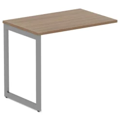 Clearance Open Office Series 23-3/8 in. x 28-1/2 in. Fully Adjustable O-Leg Return Base - Silver Office Furniture & Lighting