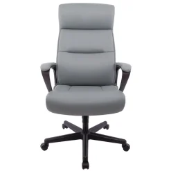 Hot Oxnam Series 17.56 in. to 21.38 in. Seat Height Supports Up to 275 lbs. High-Back Task Chair - Gray Seat/Back, Black Base Office Furniture & Lighting