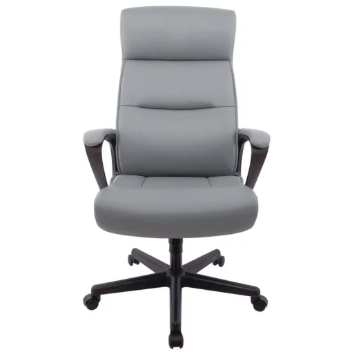 Hot Oxnam Series 17.56 in. to 21.38 in. Seat Height Supports Up to 275 lbs. High-Back Task Chair - Gray Seat/Back, Black Base Office Furniture & Lighting