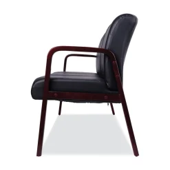 Online Reception Lounge WL Series 65.13 in. x 26.13 in. x 33 in. 3-Seat Sofa - Black Office Furniture & Lighting
