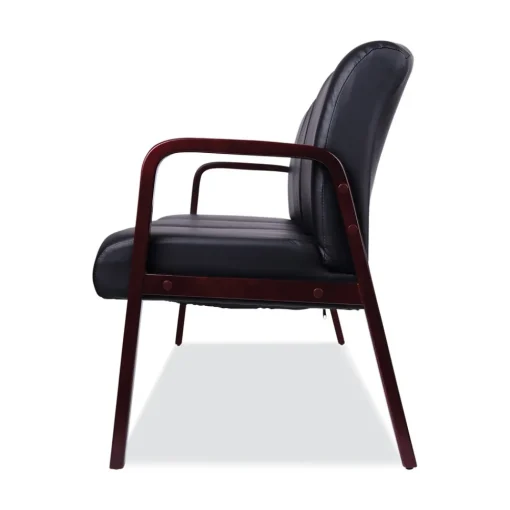 Online Reception Lounge WL Series 65.13 in. x 26.13 in. x 33 in. 3-Seat Sofa - Black Office Furniture & Lighting
